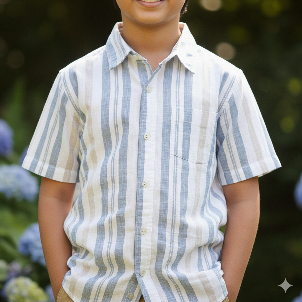 Striped Casual Shirt for Boys